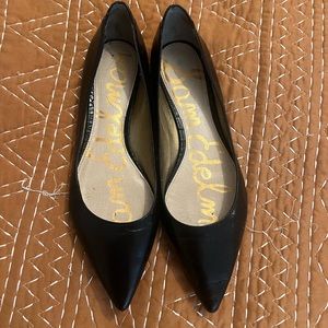 Sam Edelman black pointy flats